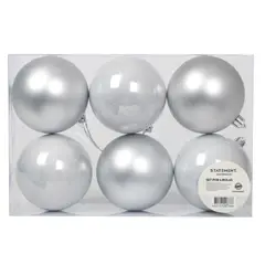 BARBIE - Set Bolas Navidad Arbol X6 unds 10cm Modelo 3