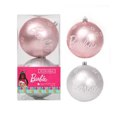 BARBIE - Set Bolas Navidad Arbol X2 unds 10 cm Modelo 6