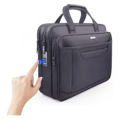 GENERICO - Maletín Ejecutivo Antirrobo FIPILOCK Portalaptop 13 con Lector Huella