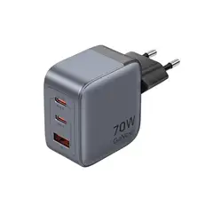 VENTION - Gan Cargador 70w Dual Usb-c Usb-a Carga Rapida Android