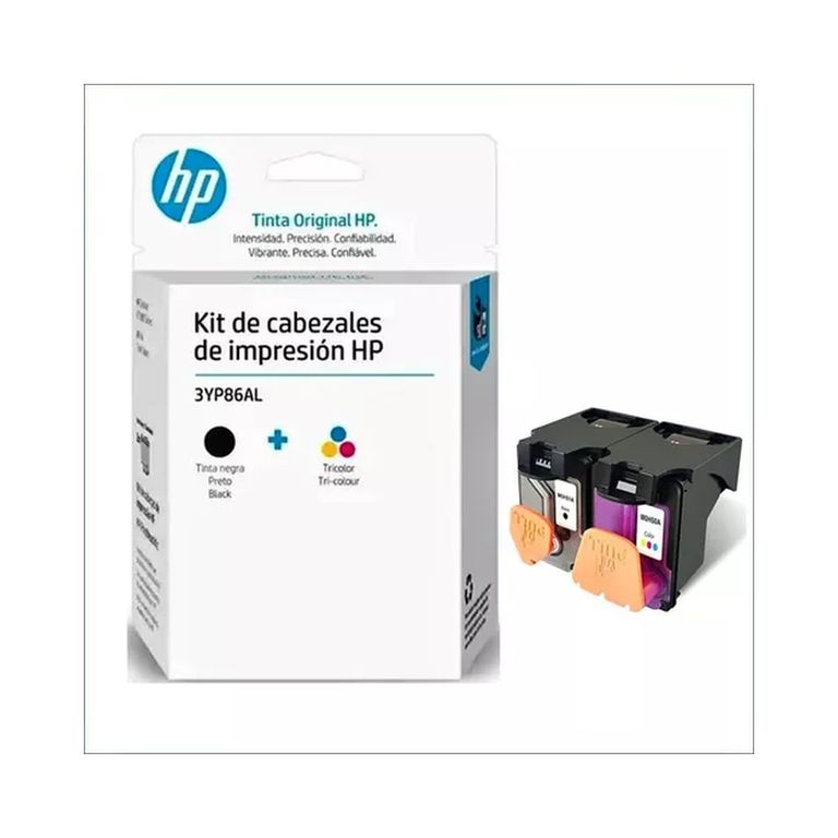 Kit de Cabezales de Impresión GT 3YP86AL Negro Y Tricolor