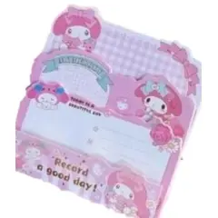 SANRIO - HOJAS DE NOTAS MELODY