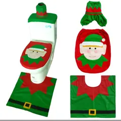 GENERICO - Set de 3 piezas de baño de Navidad