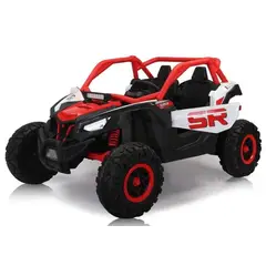 GENERICO - Camioneta 4X4 Canam roja 12V, 4 motores, control remoto y app