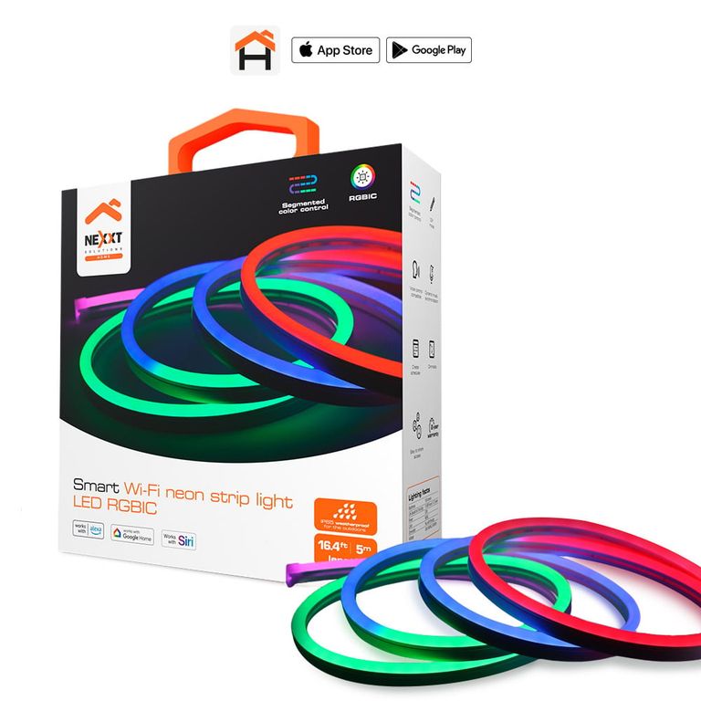 CINTA LUZ NEON LED INTELIGENTE DE 5 METROS NEXXT NHB-S614