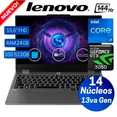 LENOVO - Laptop LOQ 15IRX9 15,6 FHD IPS Core i7-13650HX 4,9GHz 24GB DDR5-4800