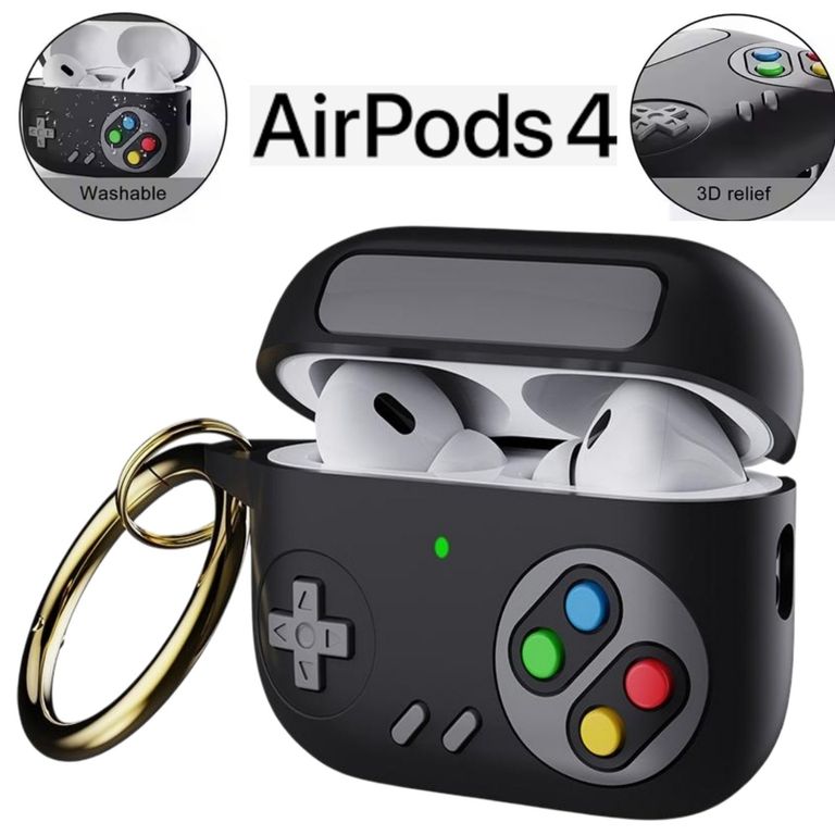 Funda case para AirPods 4 (2024) Retro con Diseño de Consola