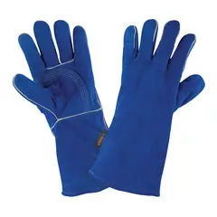 TRUPER - Guante para soldador Azul 14" (35 cm) 15246