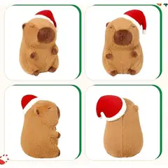 GENERICO - Peluche Capibara Navideño 30CM