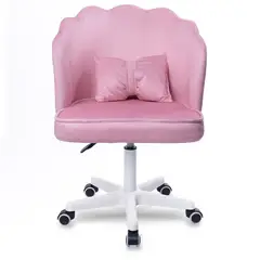 BUCKINGHAM - Silla Giratoria de Escritorio Oficina Tocador Q1 Rosada