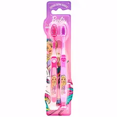 BARBIE - Pack 2 Cepillos de Dientes 3 a 6 años Base Adherente