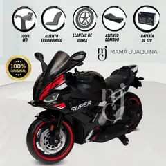 CONFORT - Moto a Batería Musical «SUPER RUNNER» Black