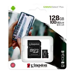 KINGSTON - Memoria Micro SD 128GB Class 10 Canvas