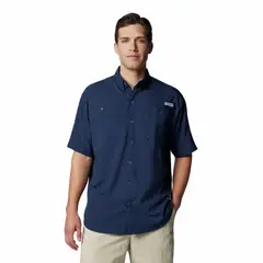 COLUMBIA - Camisa Hombre Pfg Tamiami Ii Azul