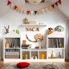 GENERICO - Estante Infantil con Asiento Cosmo Amore Home