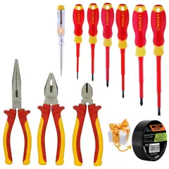 STANLEY - Alicates desarmadores dieléctricos 1000V MaxSteel Kit Terry