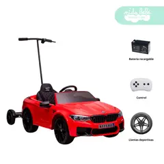 GENERICO - Carro a Batería para Niño y Adulto BMW Space Red