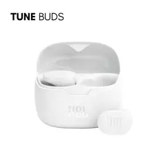 JBL - Audífonos Tune Buds Blanco Bluetooth Hasta 48 Horas Zero Noise ANC