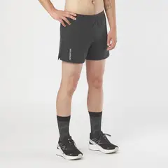 SALOMON - Short Negro Cross 5 Hombre -