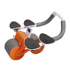 GENERICO - Rueda para Abdominales Soporte para Codos rebote automático