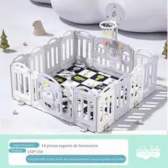 GENERICO - CERCO PLEGABLE INFANTIL MODELO PINGUINO