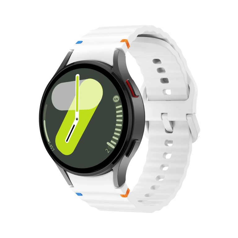Correa deportiva silicona para Samsung galaxy watch 7 - blanco
