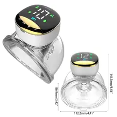 GENERICO - Extractor De Leche Portátil Manos Libres Color Dorado