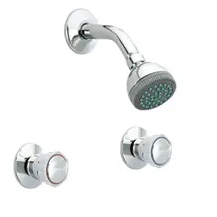 TREBOL - GRIFERÍA ECO MEZCLADORA DE 8” PARA DUCHA CROMO