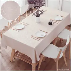 INSPIRA MARKET - Mantel de Mesa Blondas Rectangular 140cm x 250cm