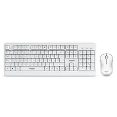 MICRONICS - Teclado y Mouse USB - Kit Norton MIC T100W - Color Blanco -