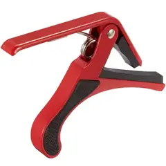 GENERICO - Capotraste de Guitarras a presión Rojo