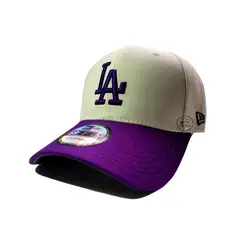 GENERICO - GORRO NEW ERA LA MORADO CON CREMA LOS ANGELES