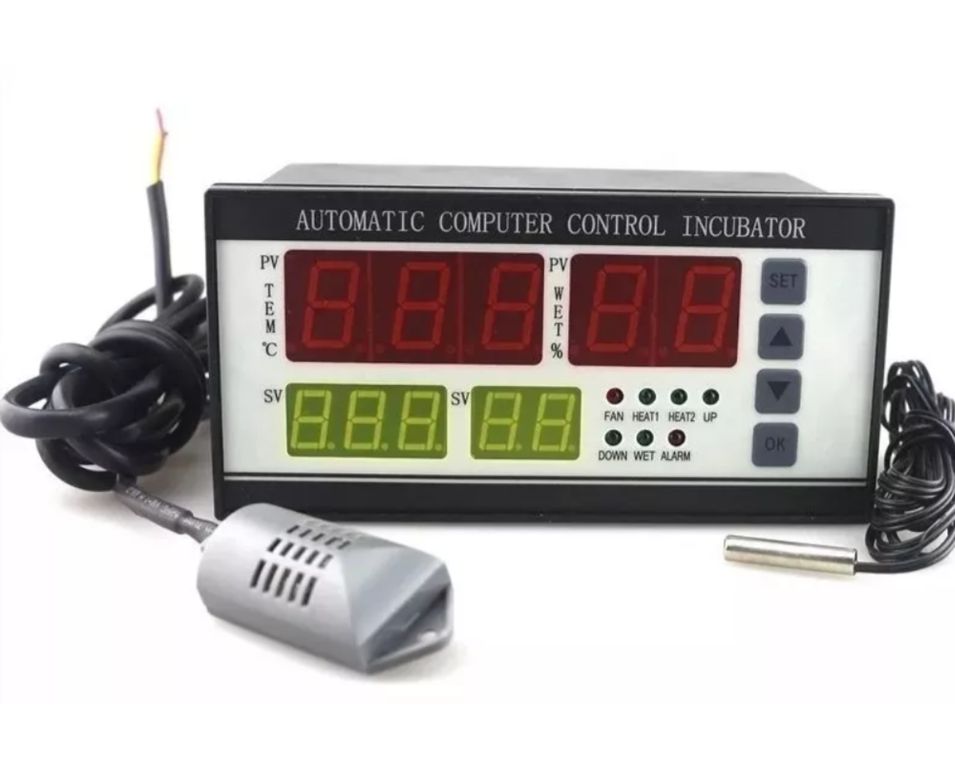 Controlador De Temperatura Y Humedad Para Incubadora Xm-18.