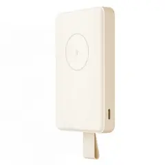 XIAOMI - Power Bank Magnetico 6000mAh carga inalámbrica de 15W - Blanco