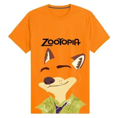 GENERICO - Polos Zootop Zorro NIck Wilde Peluche - Tallas 6 hasta XL