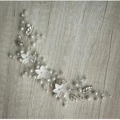 ANADE HANDMADE - TOCADO TIARA ACCESORIO PARA NOVIA