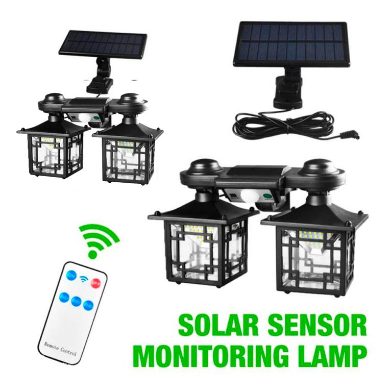 Lampara Solar Recargable con Control Sensor de Movimiento