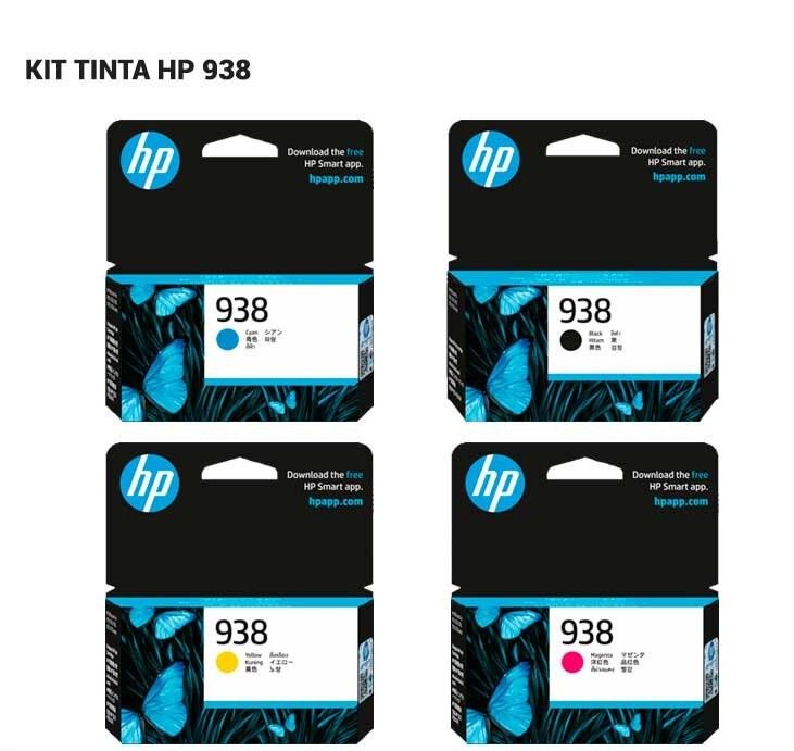 Kit De 4 Cartuchos Originales 938
