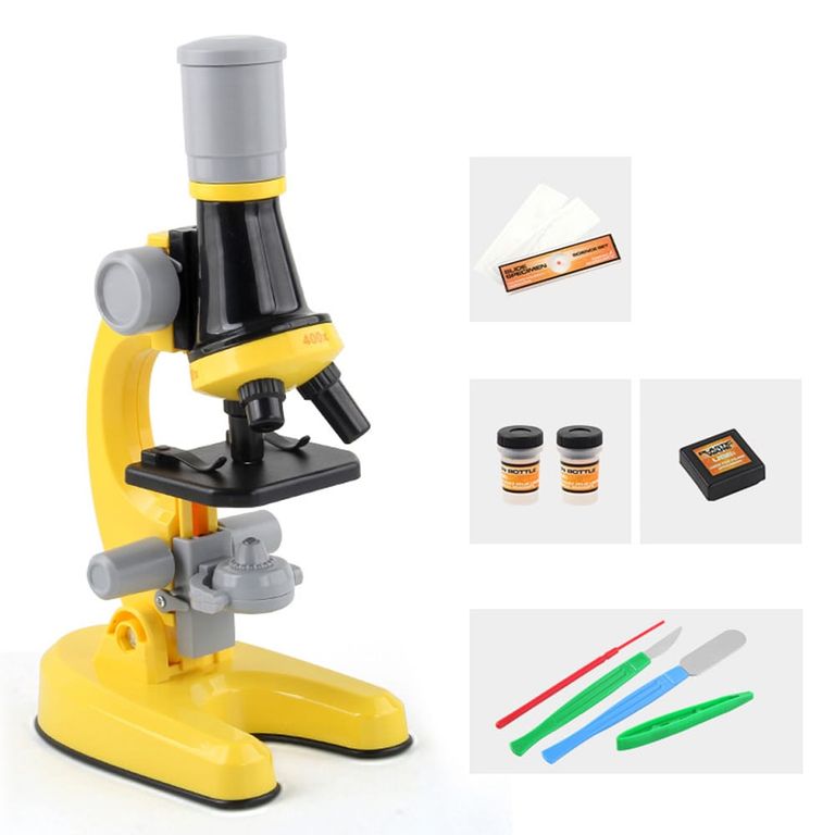 Microscopio Educativo Cientifico Amarillo