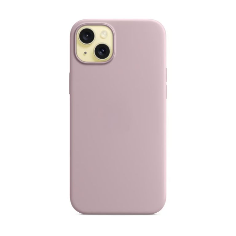 Case con logo para Iphone 15 de silicona color aceituna