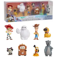 JUST PLAY - Figuras Disney 100 años Baymax,Mater,Dug,Woody,Jessie,Pluto