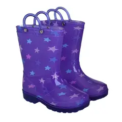 GENERICO - BOTAS DE LLUVIA STAR MORADO