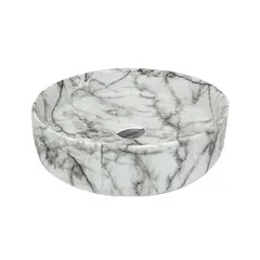 XM - LAVABO OVALIN DE LOZA REDONDA 499S