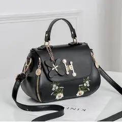 GENERICO - Bolso de mano cflores y patron de pitón para mujer p-1pic-07