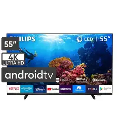 PHILIPS - TELEVISOR 55 SMART TV LED 4K UHD 55PUD7406 ANDROID