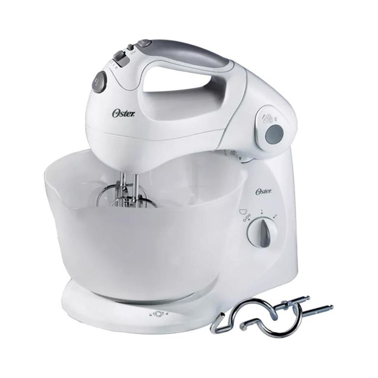 Batidora 2600-051 de Mano y Pedestal 2 Motores 360 Watts Blanco