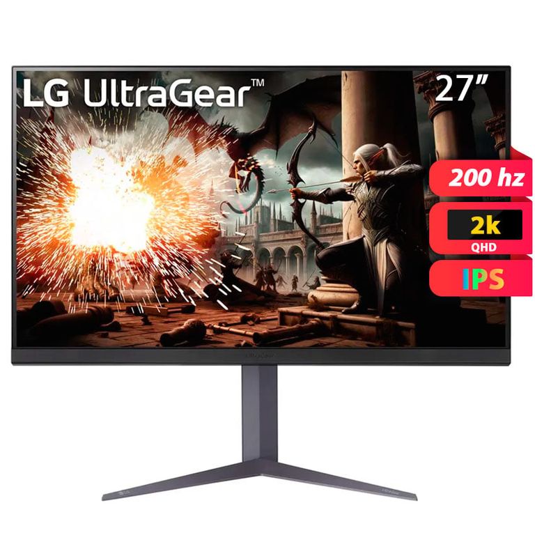 Monitor Gamer Ips 27gs75q-b 27 200hz G-sync Freesync 2k