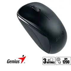 GENIUS - Mouse Inalámbrico NX 7000 Negro