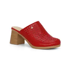 PAR&SS - Zapatos Suecos De Cuero Mujer KA24Q4-MALIH