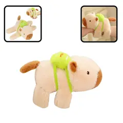 GENERICO - Peluche Capibara Pulsera Muñequera Kawai Beige